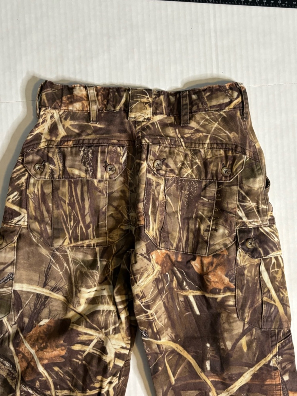 Duck Camo Cargo Pants - Brown & Tan Realtree-Style Game winner size youth 6